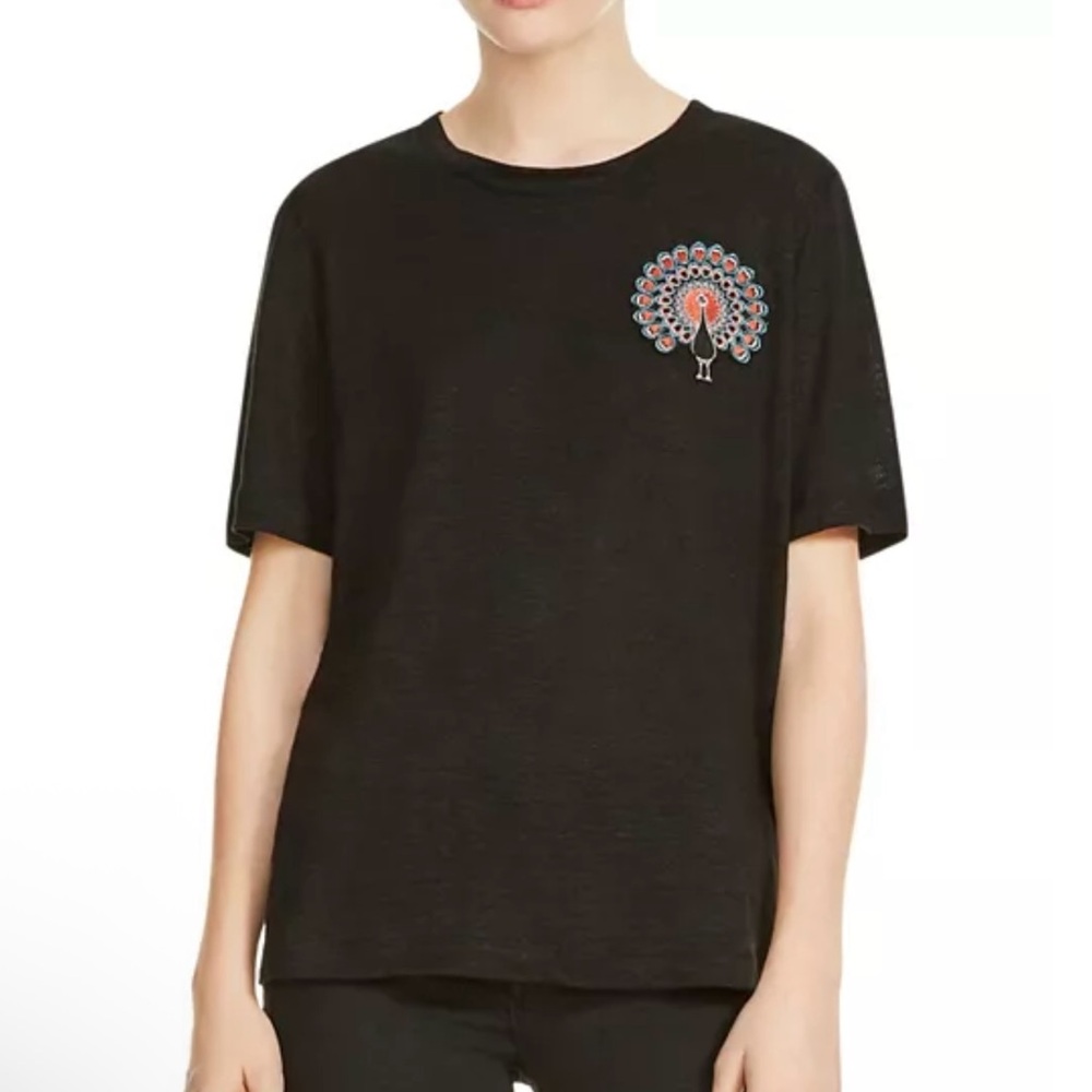 Maje Linen T-shirt 2=M